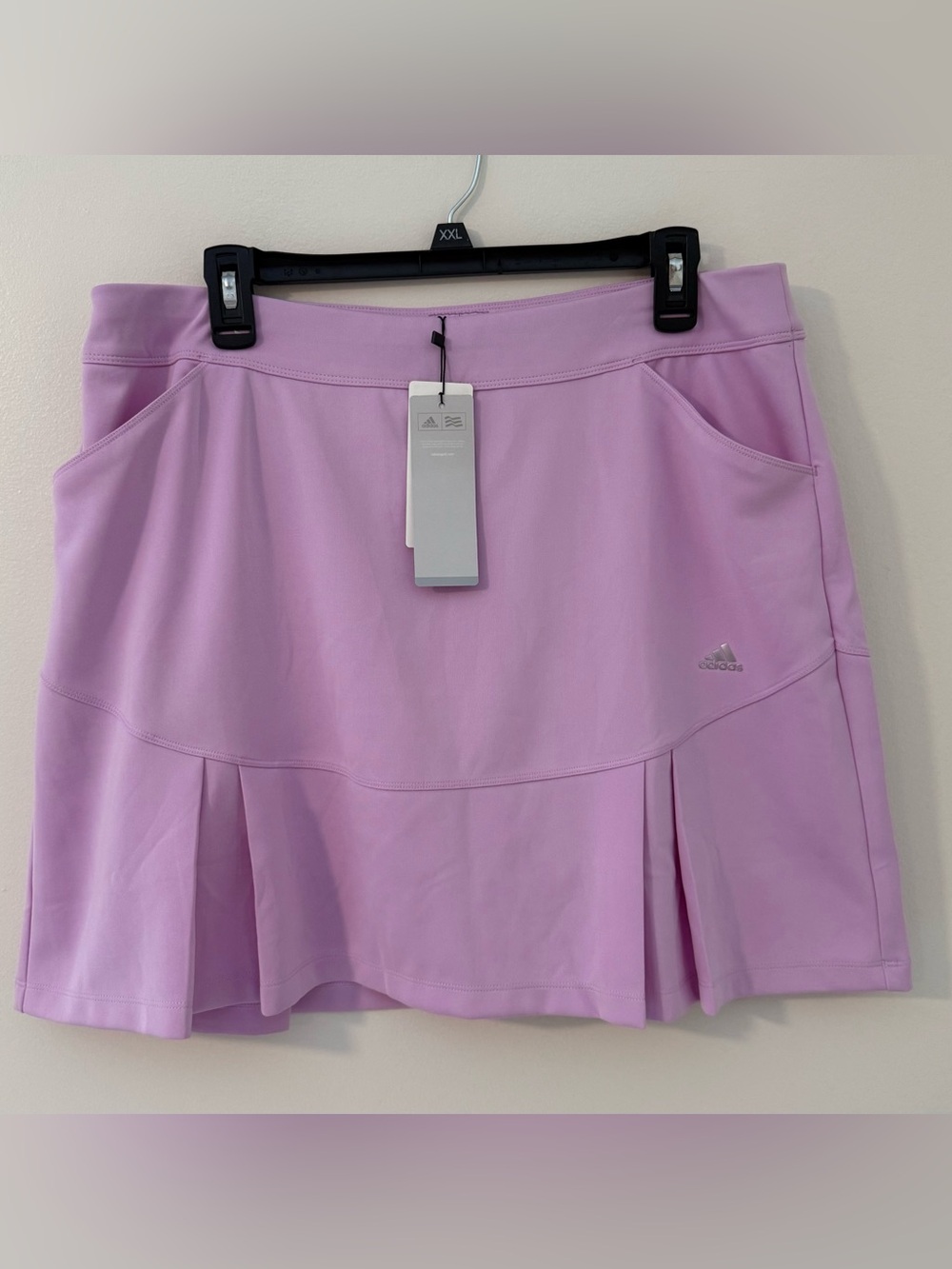 NWT Adidas Golf/Tennis Pleated Skort Lilac Sz Large